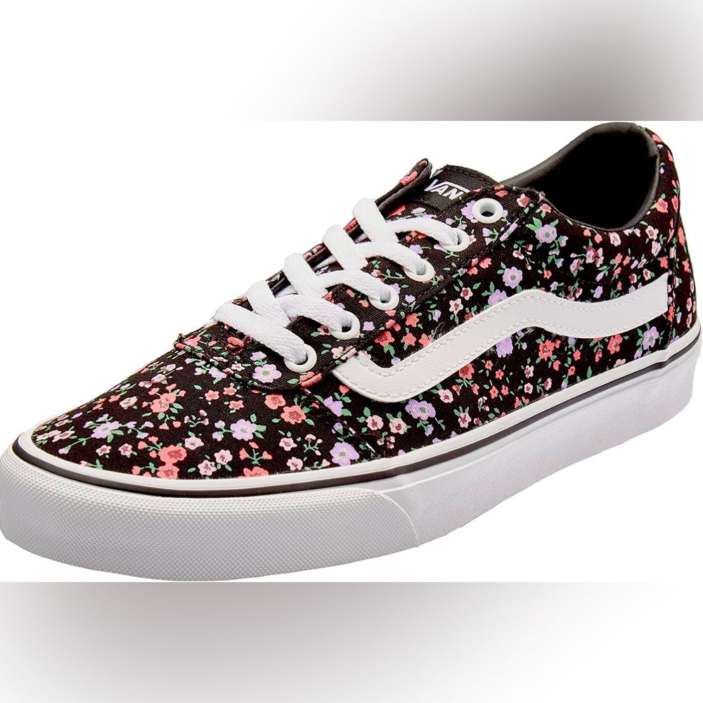 Vans Old Skool Floral Ward Canvas Low Platform Lace up